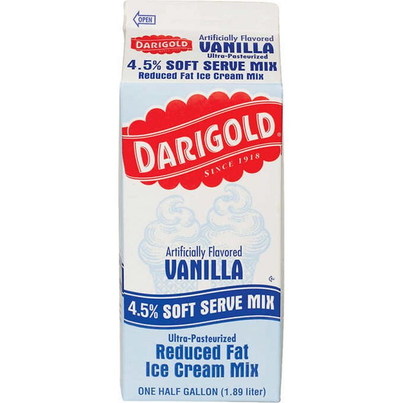 1/2 GAL DARIGOLD I/C MIX 4.5 VAN Pete's Milk Delivery