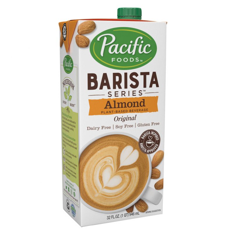 12/32oz PACIFIC BARISTA ALMOND MILK Pete's Milk Delivery